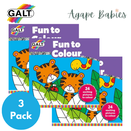 [Bundle Of 3] Galt Fun to Colour Book