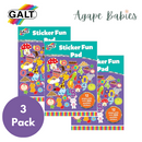 [Bundle Of 3] Galt Sticker Fun Pad