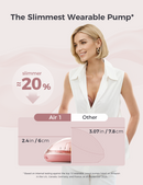 Momcozy Air 1 Ultra-Slim Hands-Free Wearable Pump with Wireless Charging Case