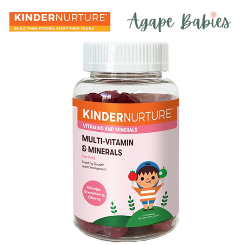 KinderNurture Children's Multi-Vitamin & Minerals Gummies - 2 Sizes Exp 03/26