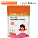 KinderNurture Organic Brown Rice Puffs 40g - Strawberry EXP: 07/26
