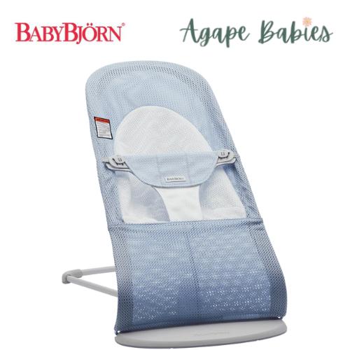 BabyBjorn Balance Soft Mesh Baby Bouncer Silver Frame - 4 Color