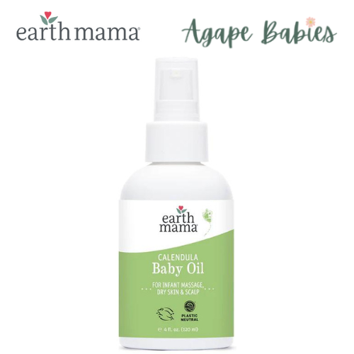 Earth Mama Calendula Baby Oil 4 fl. oz. (120 ml) Exp: 12/23