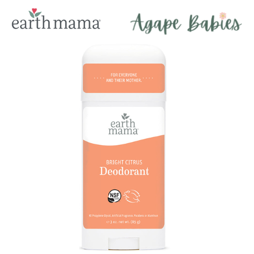 Earth Mama Organic Bright Citrus Deodorant 85g (3 oz)