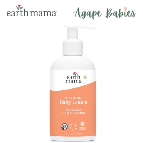 [Exp: 05/25 ] Earth Mama Organic Sweet Orange Baby Lotion 240 ml (8 fl. oz.)