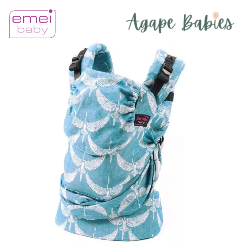 Emeibaby Hybrid Wrap Conversion Baby Carrier - Full Crane Aqua