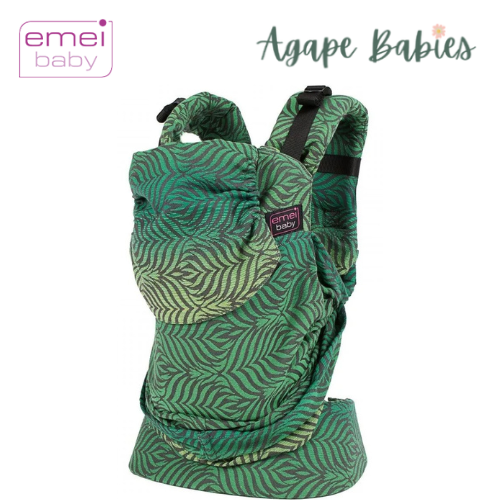 Emeibaby Wrap Conversion Toddler+ Carrier - Full Leaves Rainbow Light