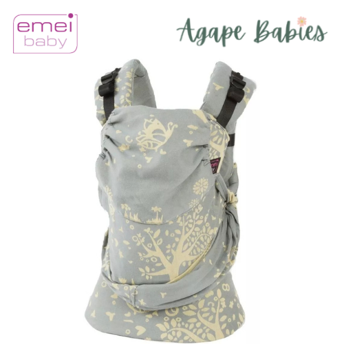 Emeibaby Wrap Conversion Toddler+ Carrier - Full Treemei Bright Grey Yellow