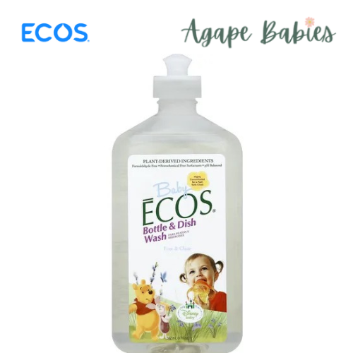 ECOS Baby Bottle & Dish Wash Free & Clear Disney 17OZ