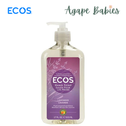 ECOS Hypoallergenic Hand Soap - Lavender 17oz/503ml Exp: 03/25