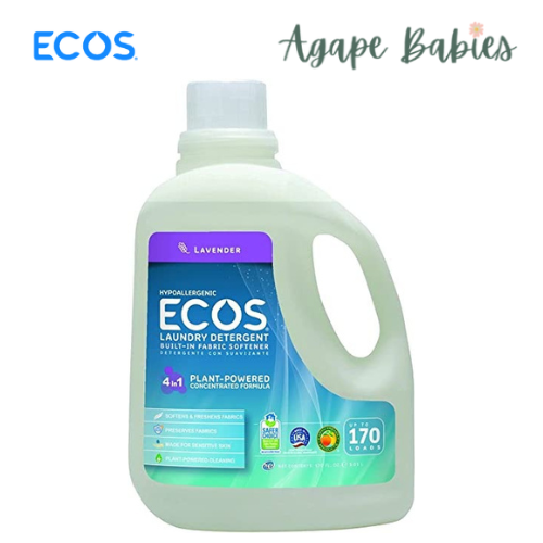 ECOS Hypoallergenic Laundry Detergent - Lavender 170oz/5.03L Exp: 01/27