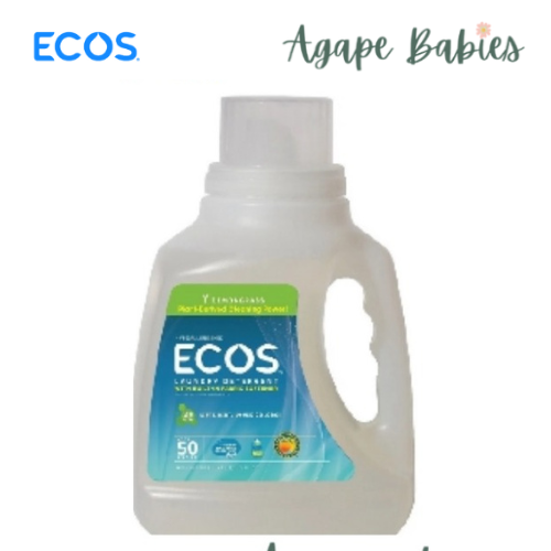 ECOS Hypoallergenic Laundry Detergent Lemongrass 50oz/1.48L