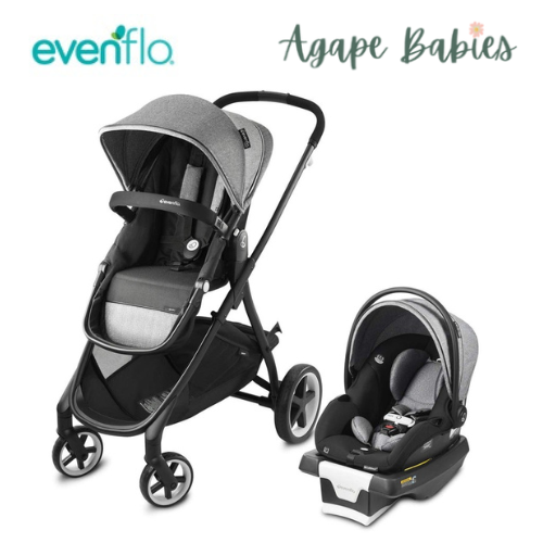 Evenflo Gold SensorSafe Shyft™ Smart Modular Travel System with SecureMax Smart Infant Car Seat - Moonstone