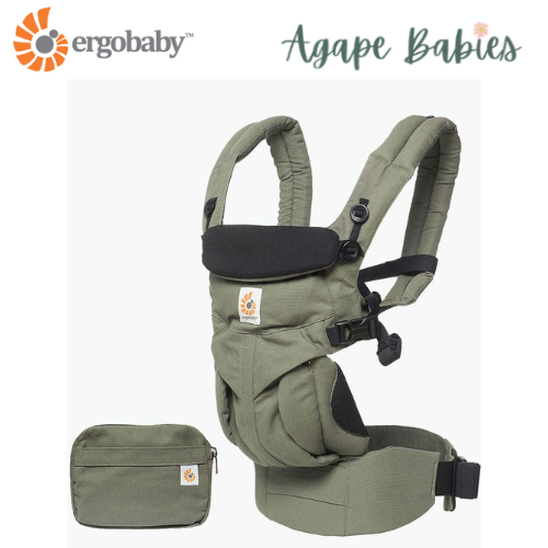 [1 year local warranty] ErgoBaby Omni 360 Baby Carrier - Kahki Green