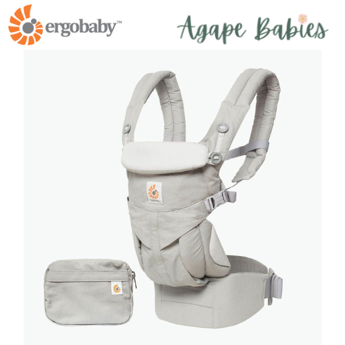 [1 year local warranty] ErgoBaby Omni 360 Baby Carrier - Pearl Grey