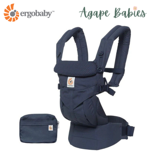 [10 year local warranty] ErgoBaby Omni 360 Baby Carrier - Navy Mini Dots