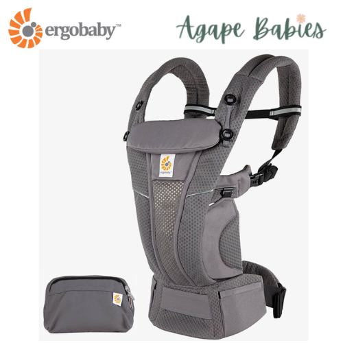 [10 year local warranty] Ergobaby Omni Breeze Baby Carrier - Graphite Grey