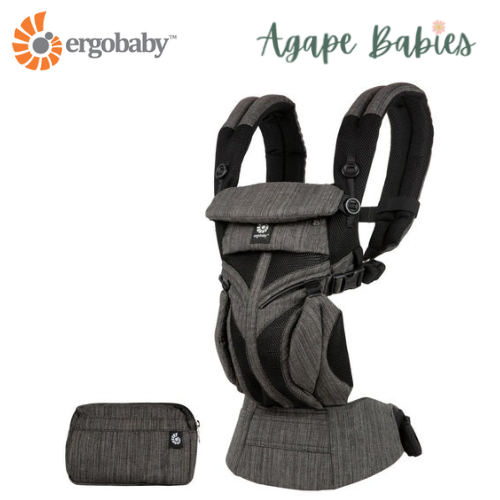 ergobaby carrier black Ergobaby Omni 360 Cool Air Mesh Baby Carrier