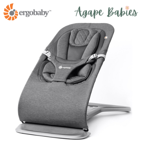 [1 Yr Local Warranty] Ergobaby Evolve 3 In1 Bouncer - Charcoal Grey