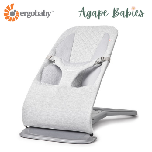 [1 Yr Local Warranty] Ergobaby Evolve 3 In1 Bouncer - Light Grey