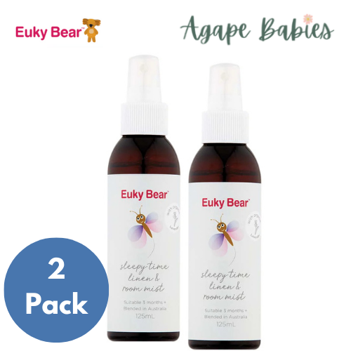 [Bundle Of 2] Euky Bear Sleepy Time Room Mist (125ml) Exp: 04/24