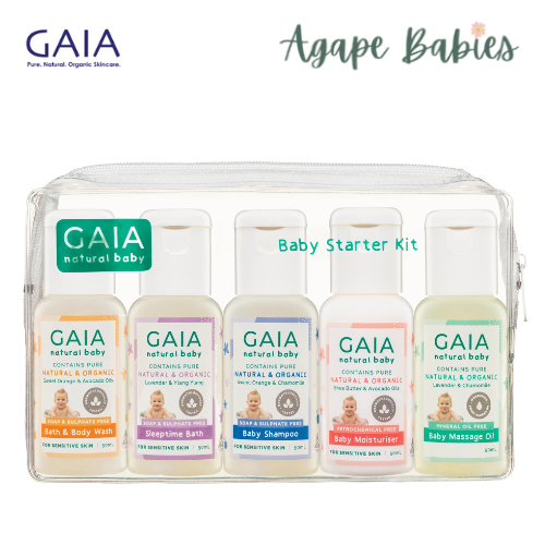 GAIA Baby Starter Kit 5 x 50ml Exp: