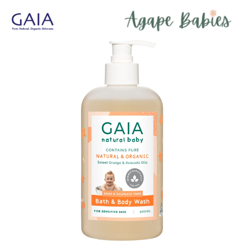 GAIA Bath & Body Wash 500ml + Pump Exp: 12/26