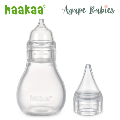 Haakaa Easy-Squeezy Silicone Bulb Syringe - 2 Tips