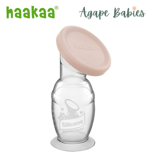 Haakaa Gen 2 Silicone Manual Breast Pump, 150ml (w/ Suction Base & Lid) - 2 Color