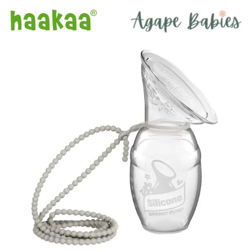 Haakaa Silicone Breast Pump Strap - Suva Grey