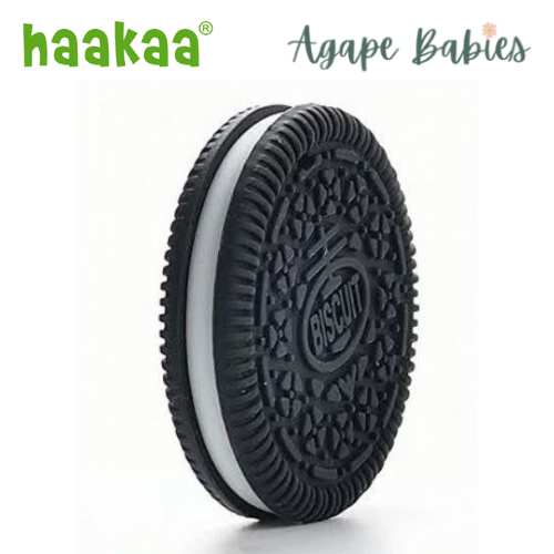 Haakaa Silicone Teether Cookie - Black