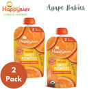 [2 Pack] Happy Baby Happy Family Happy Baby Organic Sweet Potatoes with Olive Oil + Rosemary, 113 g Exp: 11/25