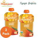 [2-Pack] Happy Baby Happy Family Happy Tot Clearly Crafted Mango, 99 g. Stage 1 (For 6m up) Exp: 09/25