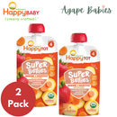 [2-Pack] Happy Baby Happy Family Happy Tot Super Bellies- Bananas, Carrots & Strawberries, 113g (For 2yr up) Exp: 06/26