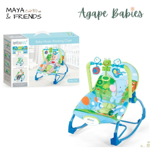 Maya & Friends Baby Rocking Chair - Blue