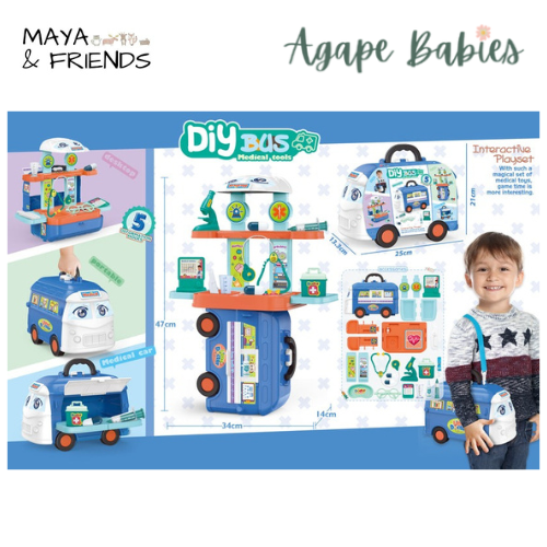 Maya & Friends DIY Bus Interactive Playset (Make Up Set) - 3 Variant