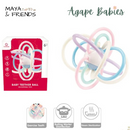 [2-Pack] Maya & Friends Baby Teether Ball