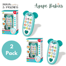 [2-Pack] Maya & Friends Elephant Baby Mobile Phone