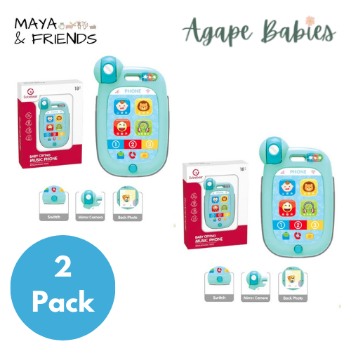 [2-Pack] Maya & Friends Stop Crying Music Phone