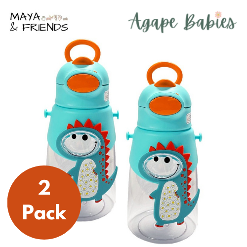 [2-Pack] Maya & Friends Tritan Water Bottle (600ml )- 4 Color