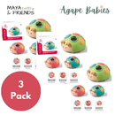 [3-Pack] Maya & Friends Lady Bug Sensory Toy (Assorted Colours)
