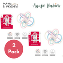 [2-Pack] Maya & Friends Baby Teether Ball