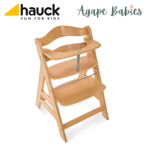 [1 Yr Local Warranty] Hauck Alpha+ Wooden Highchair (Natural)