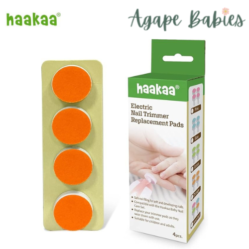 Haakaa Baby Nail Trimmer Replacement Pads - Orange (12+mos.)