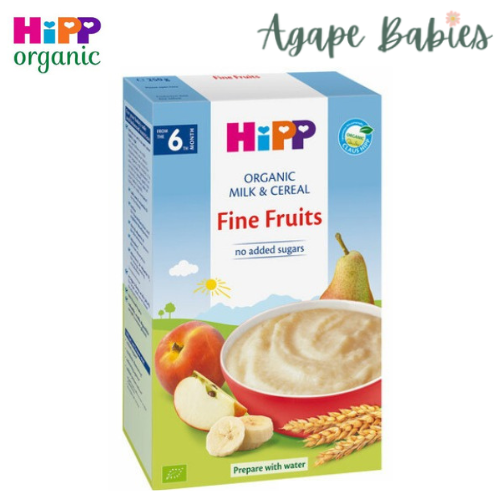 HiPP Organic Milk & Cereal Fine Fruits No Added Sugars 250g (6 Months Up)  Exp: 12/24