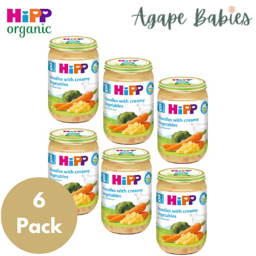 [6-Pack] Hipp Organic Noodles with Creamy Vegetables Exp: 09/24