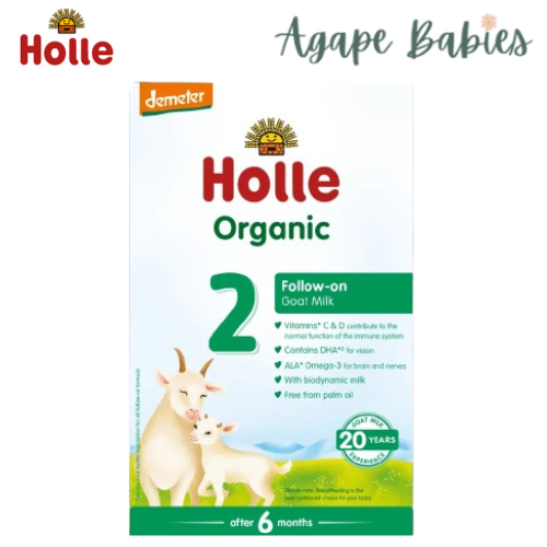 [Exp: 06/26] Holle Organic Goat Milk Follow-on Formula 2 400g (from 6 mths) x 5 Packs