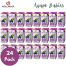 [24-Pack] Hollinger Organic Red Grape, 200ml Exp: 12/25