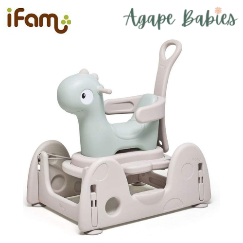 IFAM Famy Dinosaur Spring Car Set (3+ yo) - Green