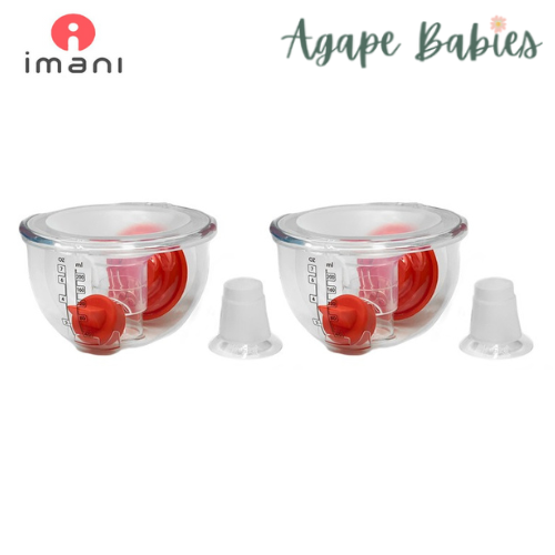 Imani Handsfree Cup Set (Clear) (25 mm Flange) - One pair